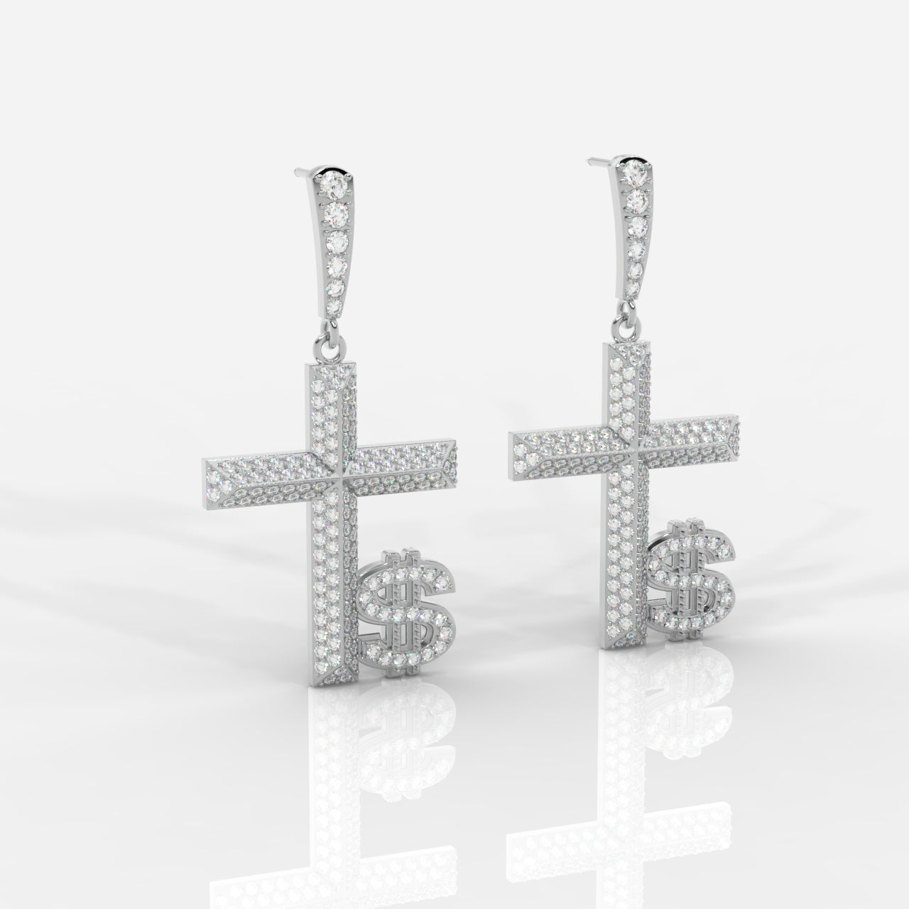 Small hanging earrings