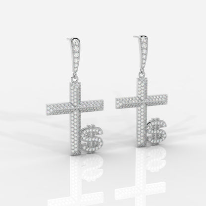 Small hanging earrings