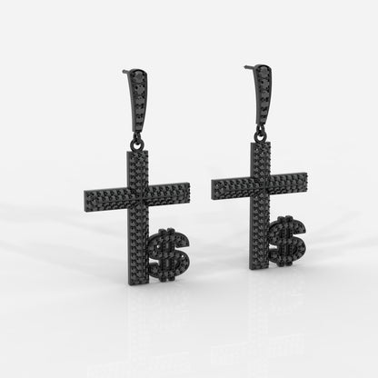 Small hanging earrings