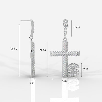 Small hanging earrings