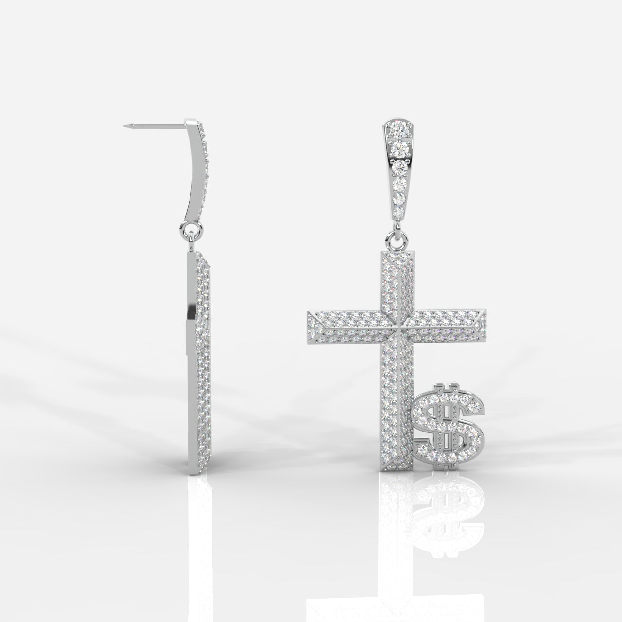 Small hanging earrings