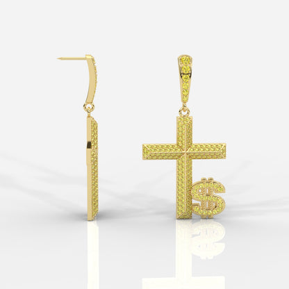 Small hanging earrings