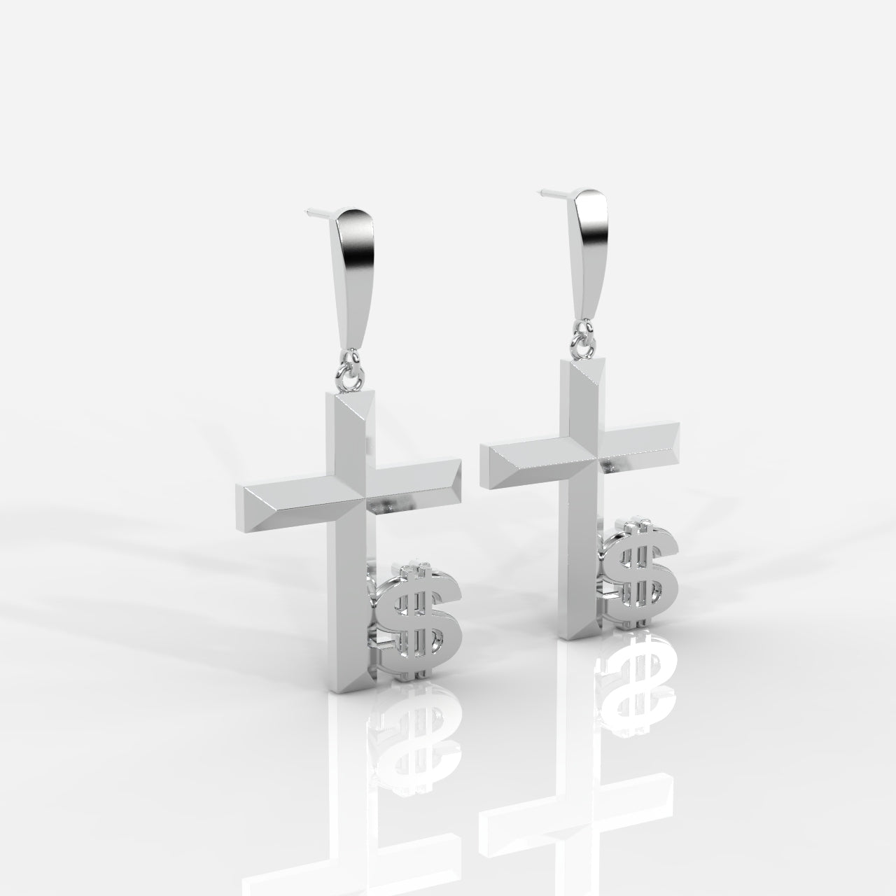 Small hanging earrings