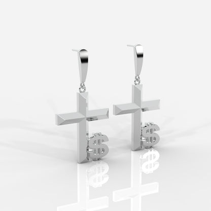 Small hanging earrings