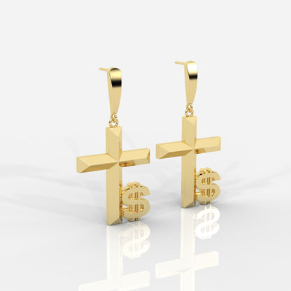 Small hanging earrings