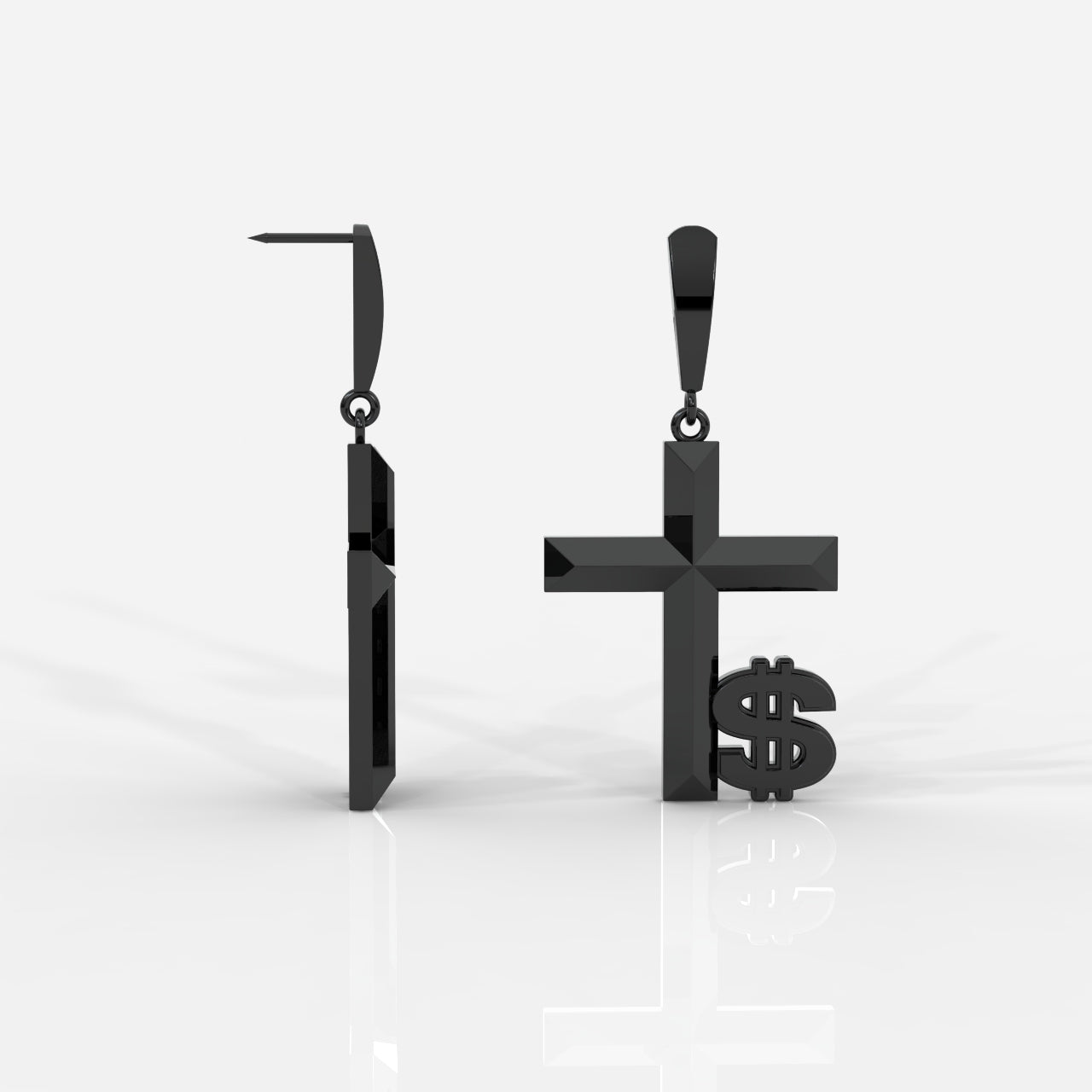 Small hanging earrings