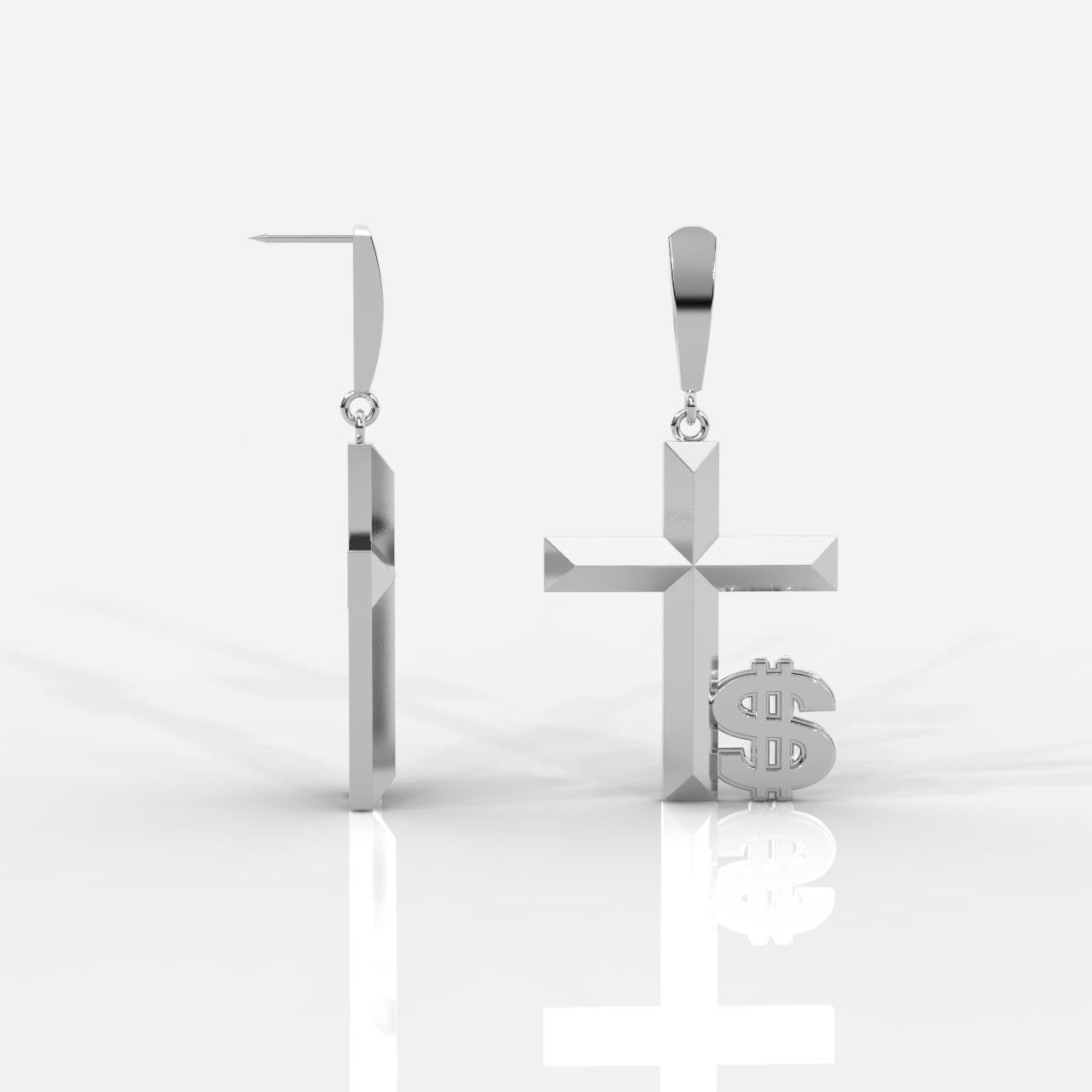 Small hanging earrings