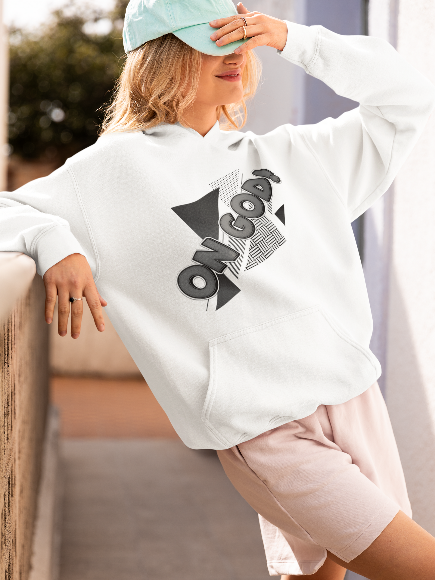 On God hoodie