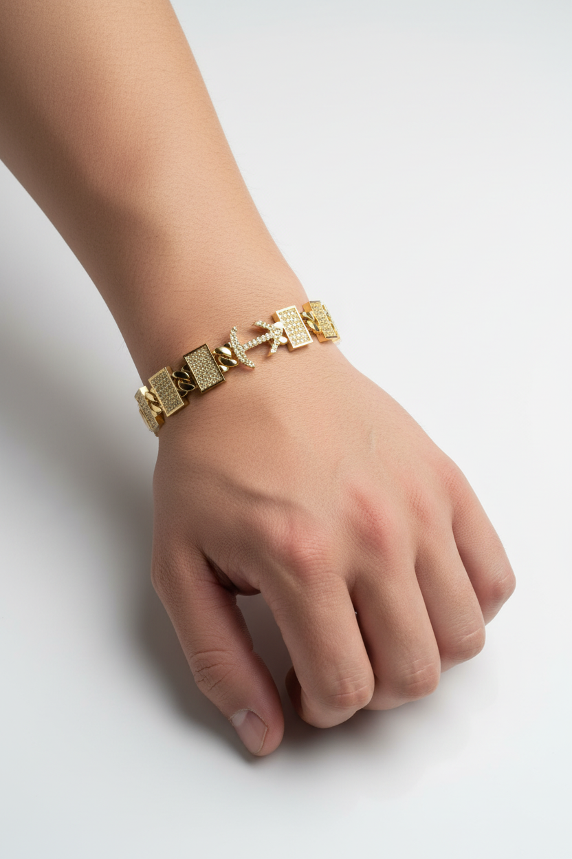 Gold Bracelet Detail