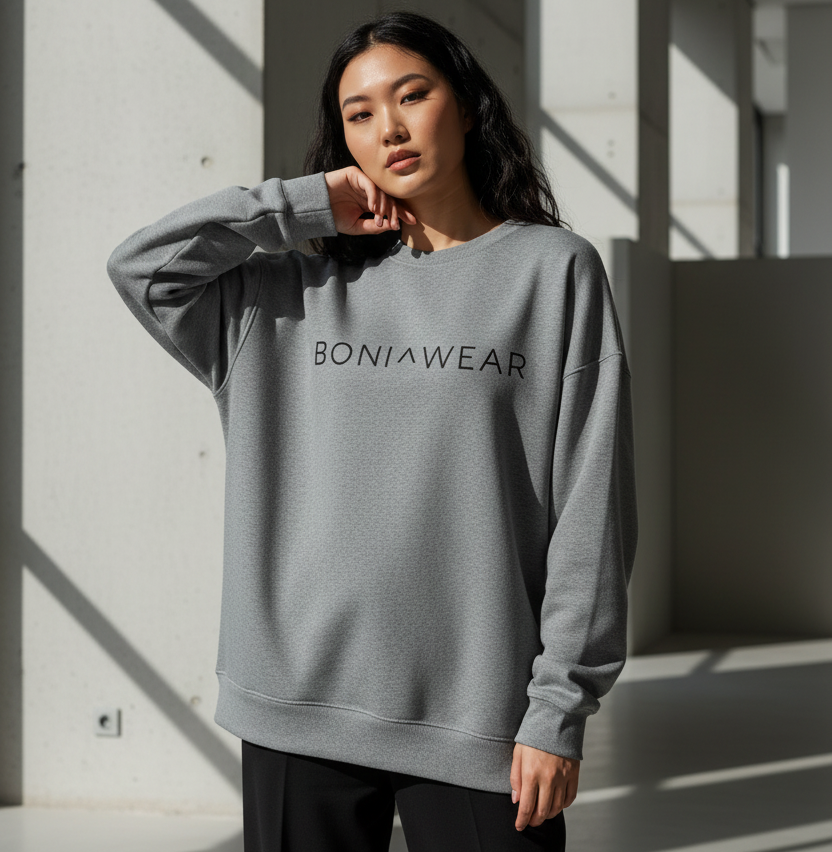 Gray Boniwear crewneck