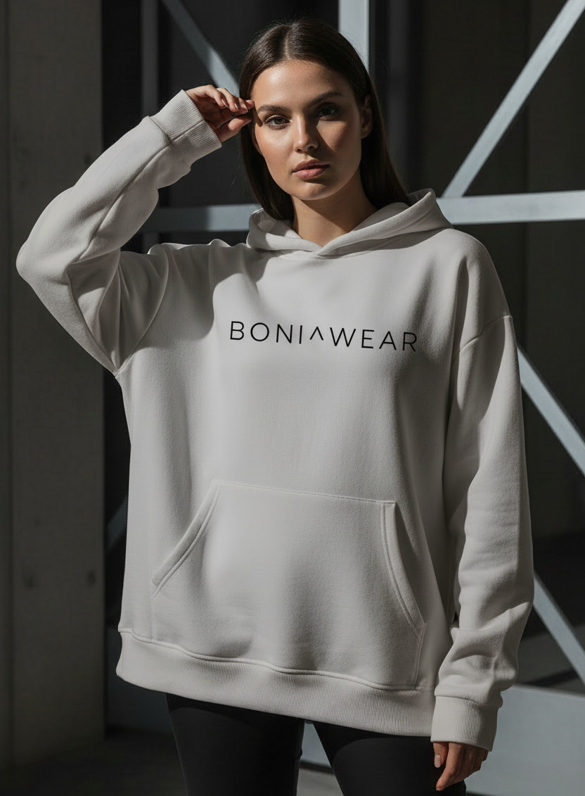 Grey Boniwear hoodie