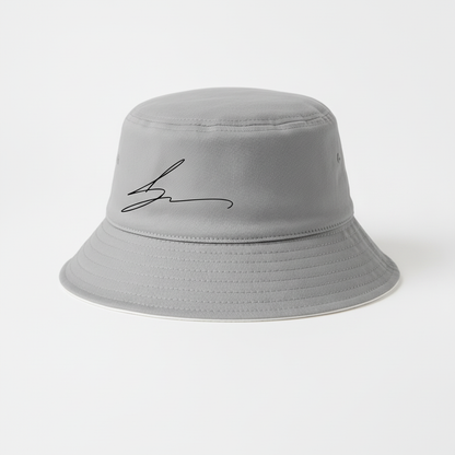 Grey bucket hat