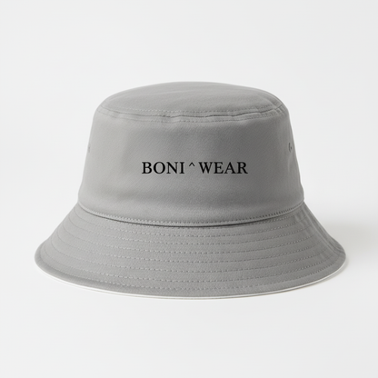 Grey bucket hat