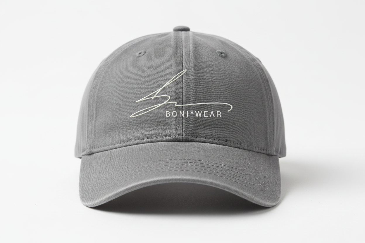 Grey Cap - White Logo