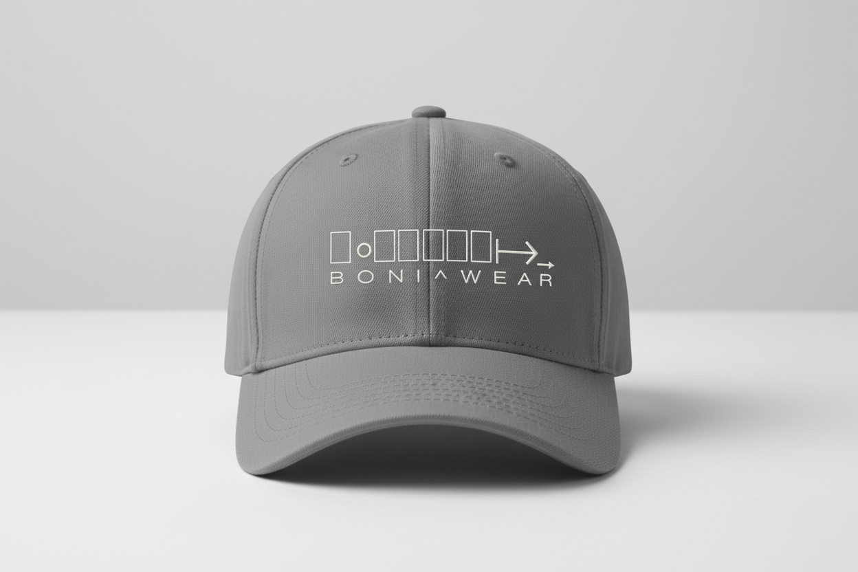Grey Cap - White Logo