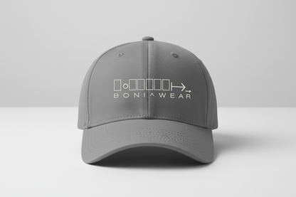 Grey Cap - White Logo