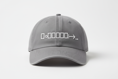 Grey Cap - White Logo