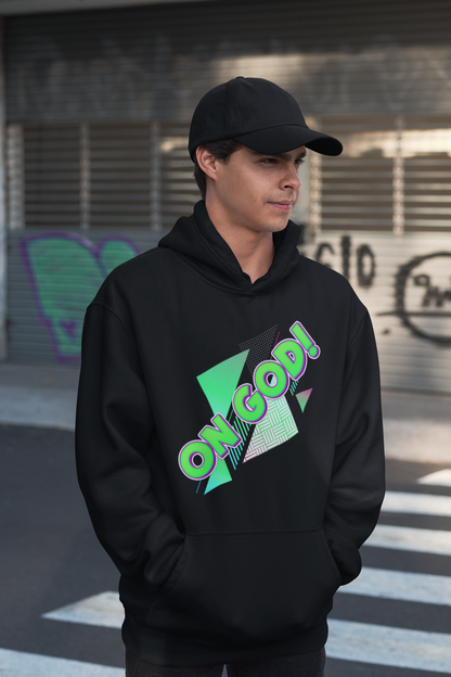 On God hoodie