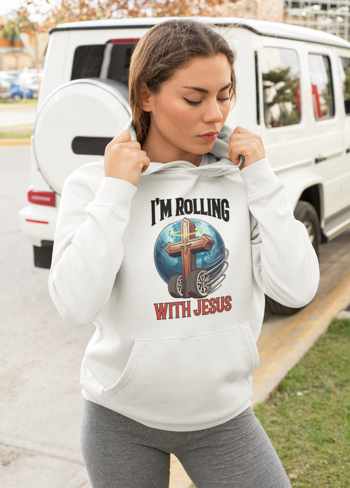 Rolling with Jesus Hoodie