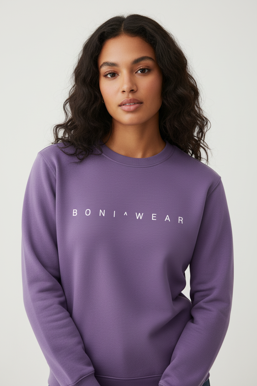 Medium purple Boniwear sweatshirt
