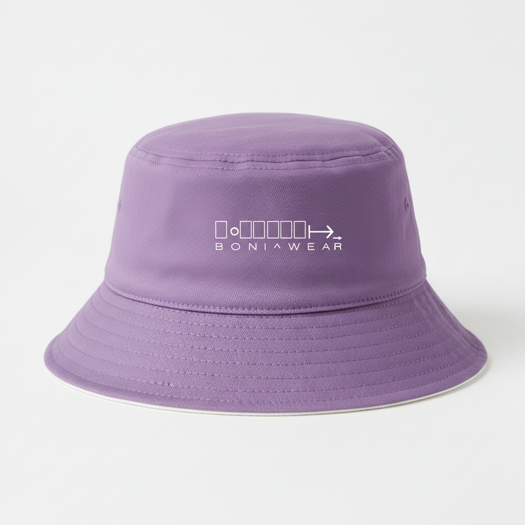 Medium purple bucket hat