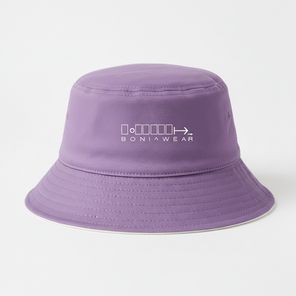 Medium purple bucket hat