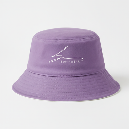 Medium purple bucket hat