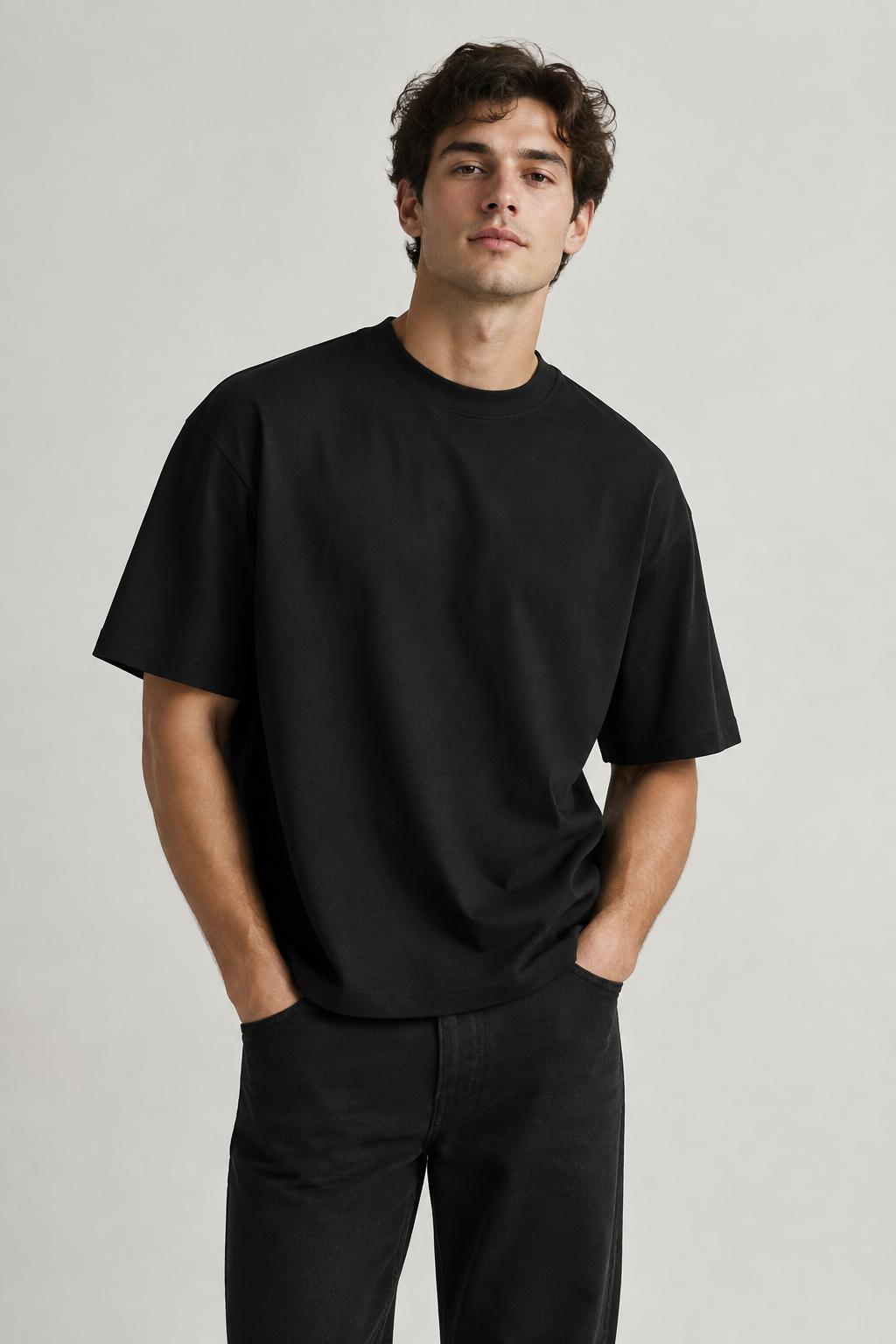 Men's Boxy Tee - Black