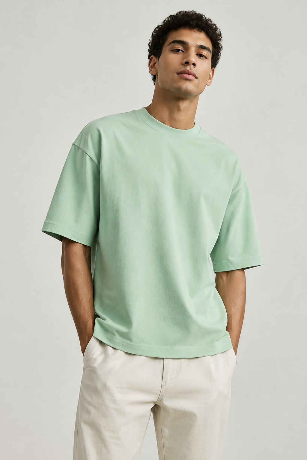 Men's Boxy Tee - Mint