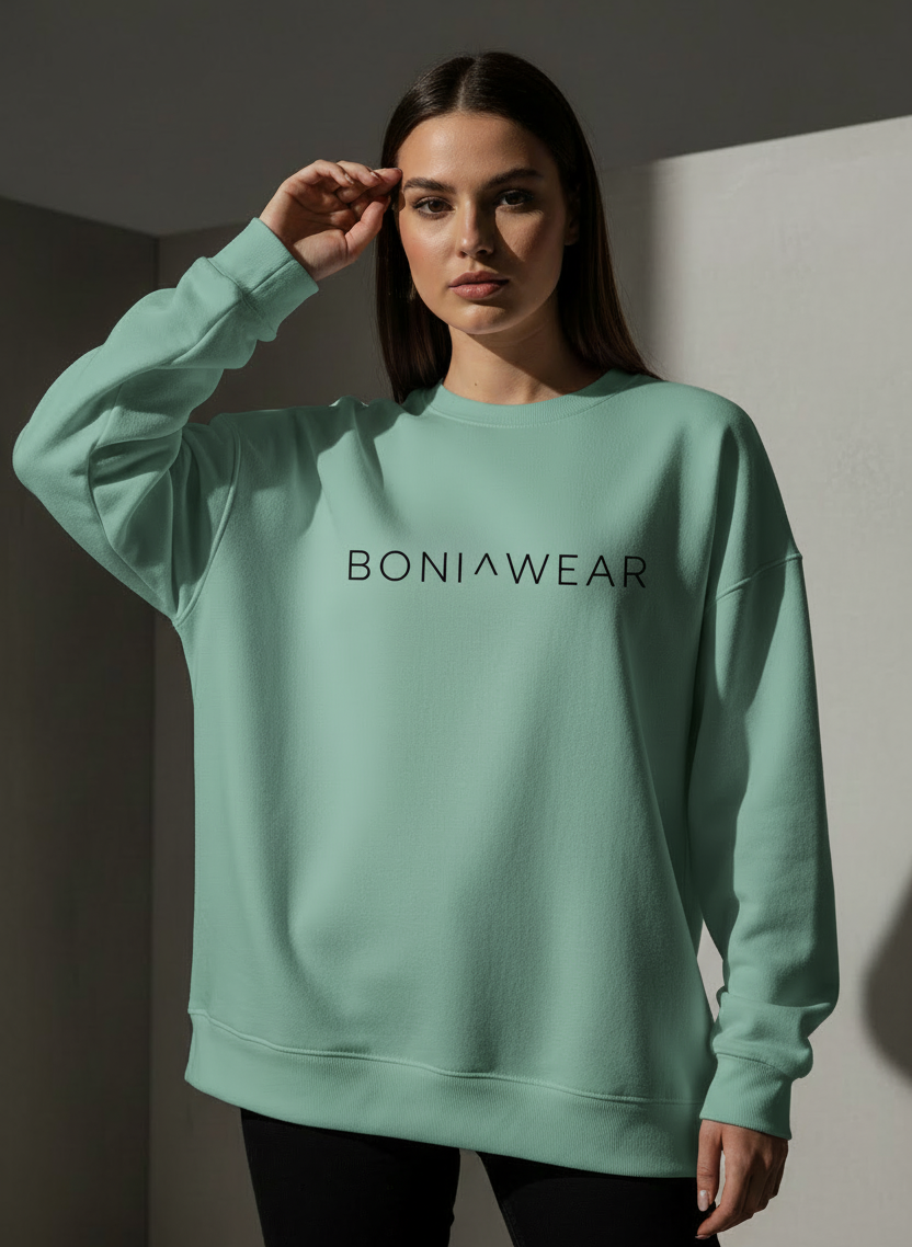 Mint green Boniwear crewneck