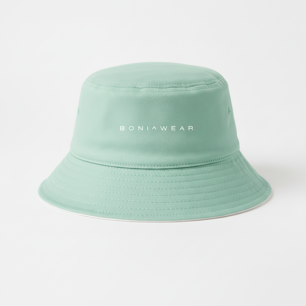 Mint green bucket hat