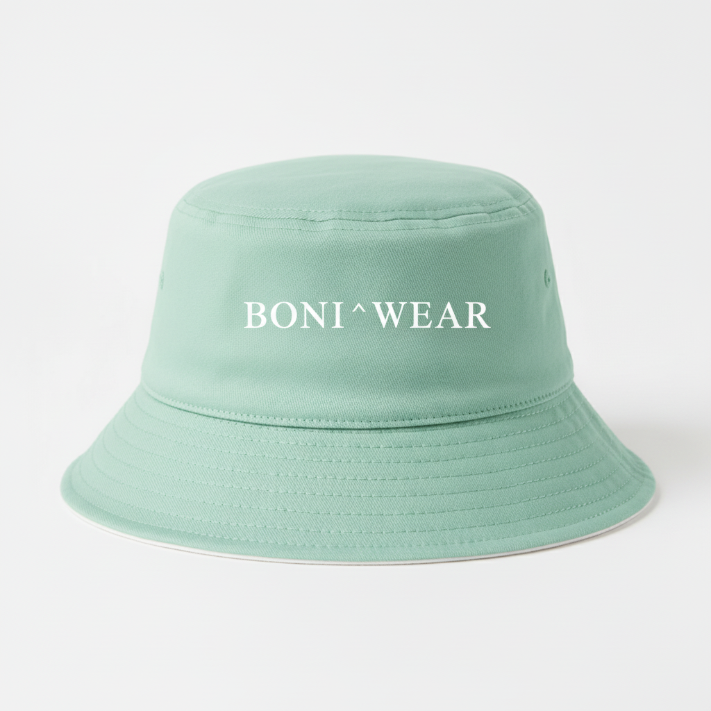 Mint green bucket hat