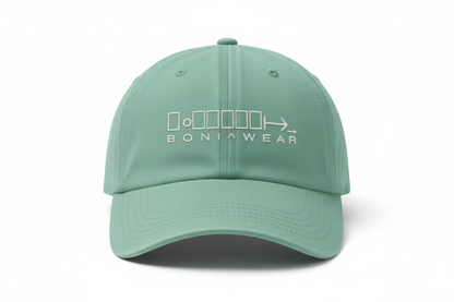 Mint Green Cap - White Logo
