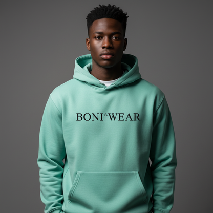 Mint Green Serif Hoodie