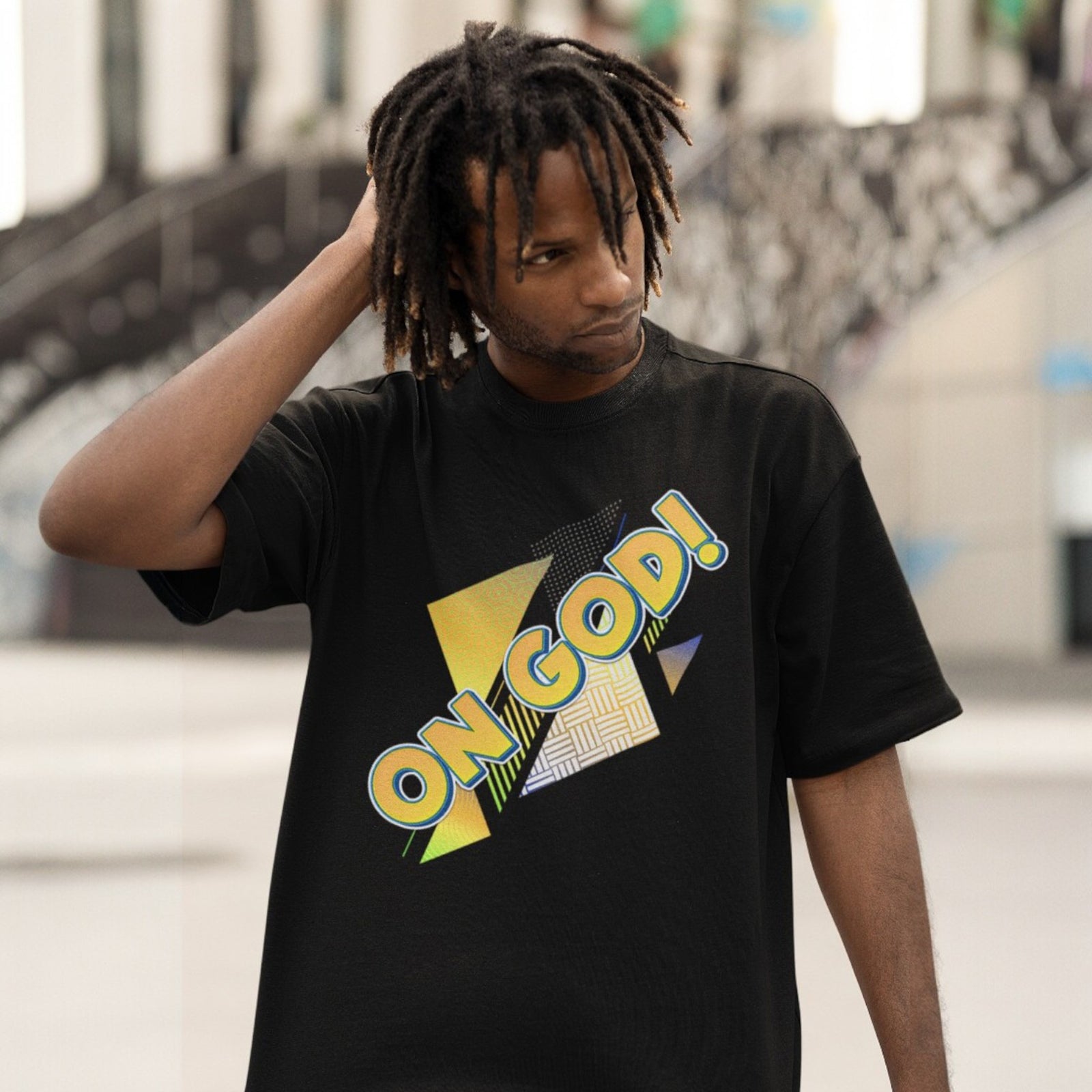 On God Oversized T-Shirt