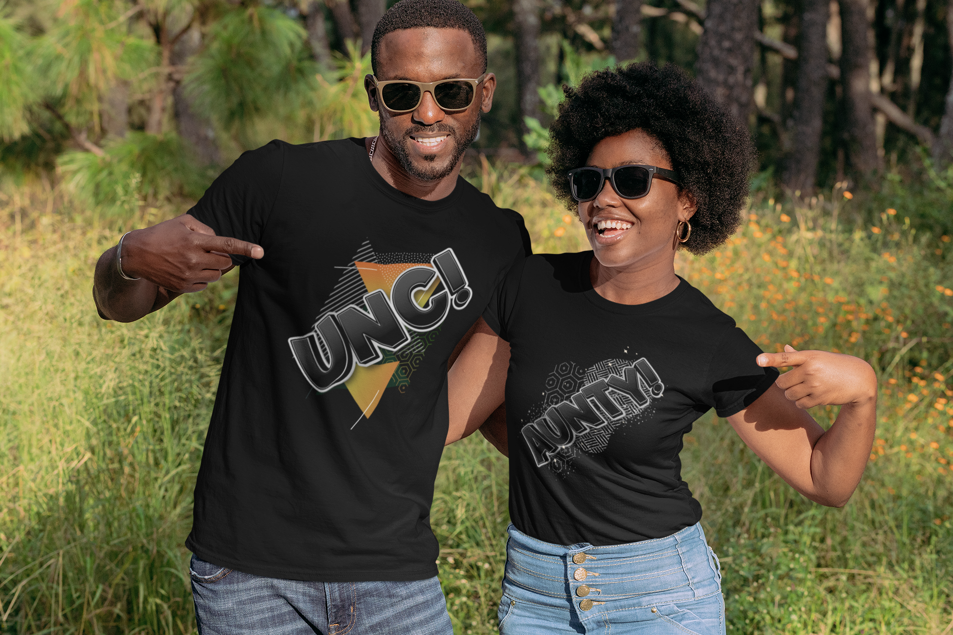 Join the Movement — Matching Uncle & Aunt T-Shirts