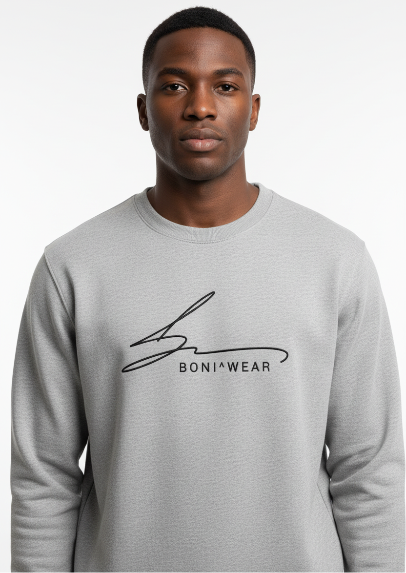Model with Boniwear signature logo