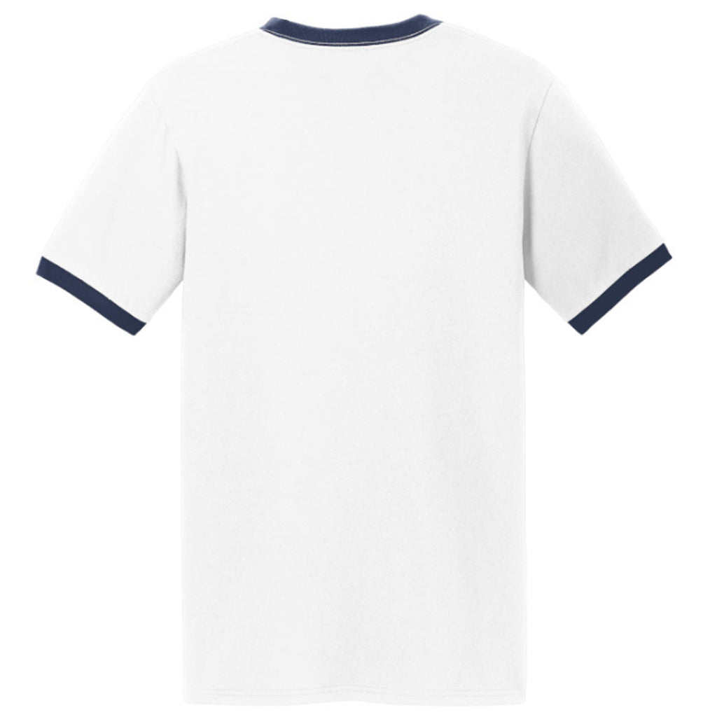 White/Navy - PC54R - BACK