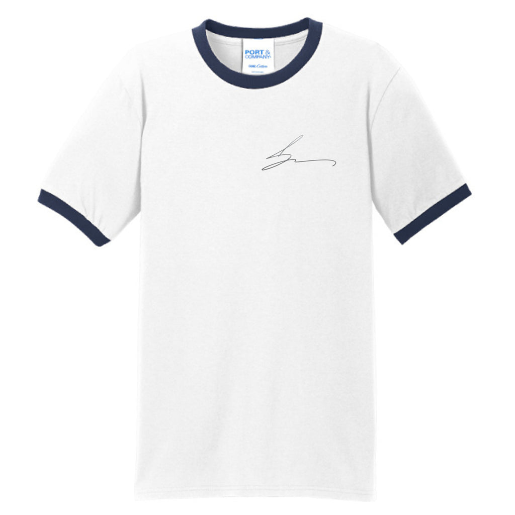 White/Navy - PC54R - FRONT