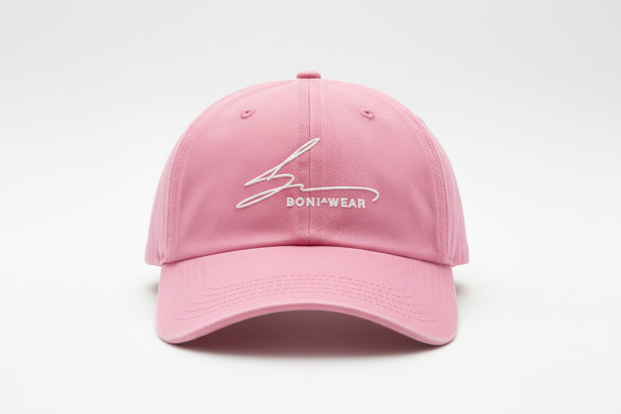 Pink Cap - White Logo