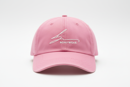 Pink Cap - White Logo