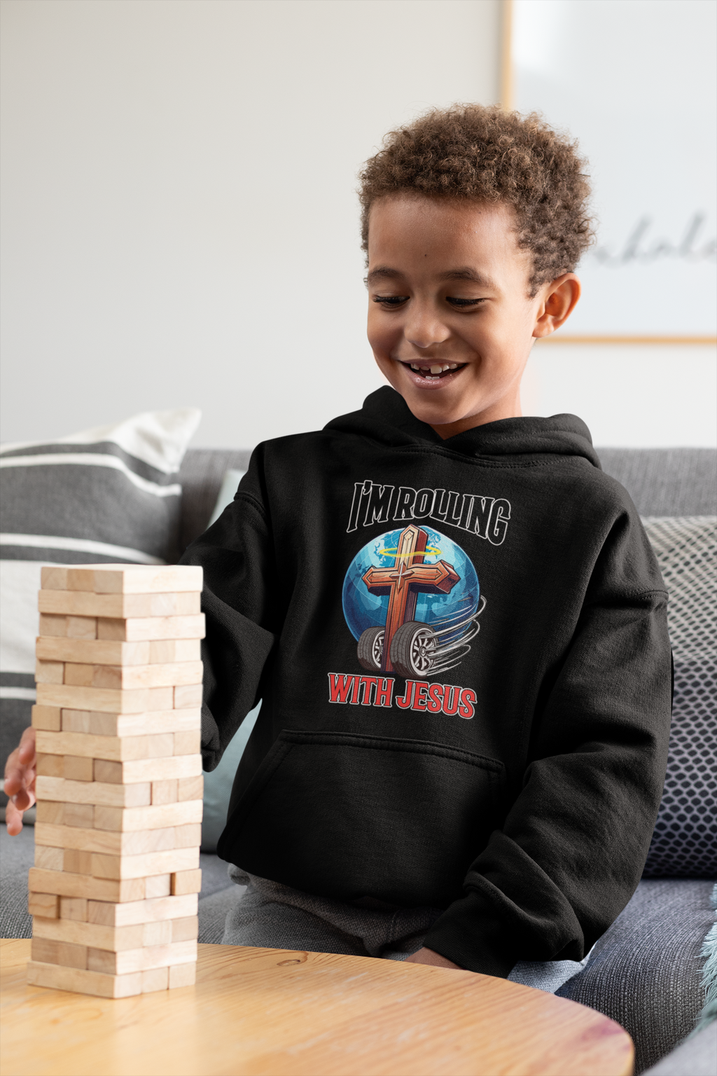 Rolling with Jesus Hoodie
