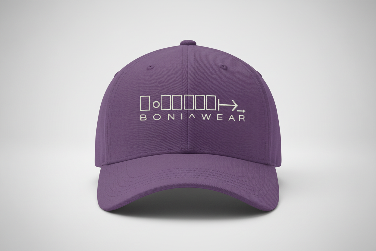 Purple Cap - White Logo