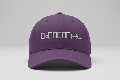 Purple Cap - White Logo