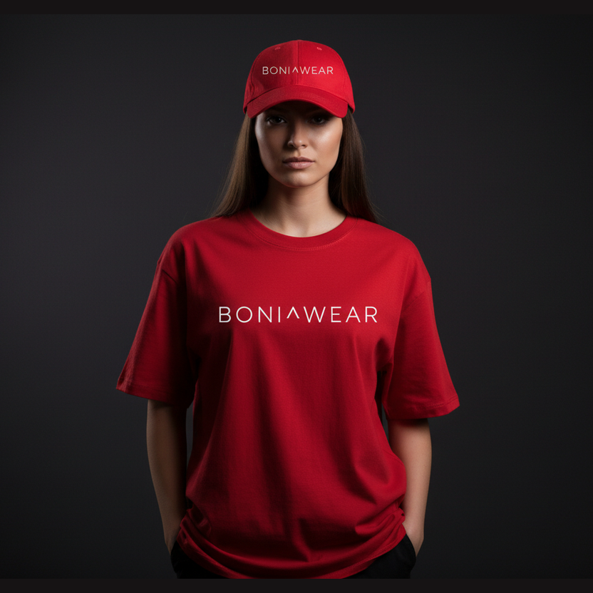 Red Baseball Cap BONI^WEAR