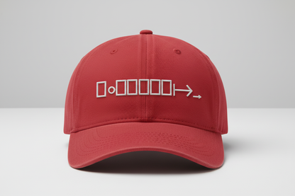 Red Cap - White Logo