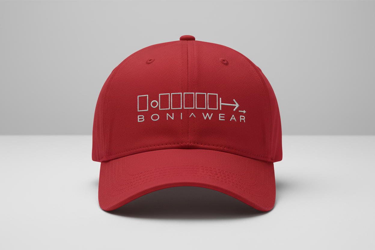 Red Cap - White Logo
