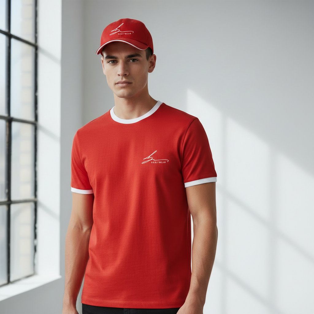 Red set with Boniwear logo