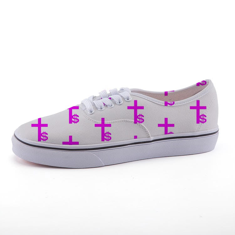 Men’s lace-up canvas shoes