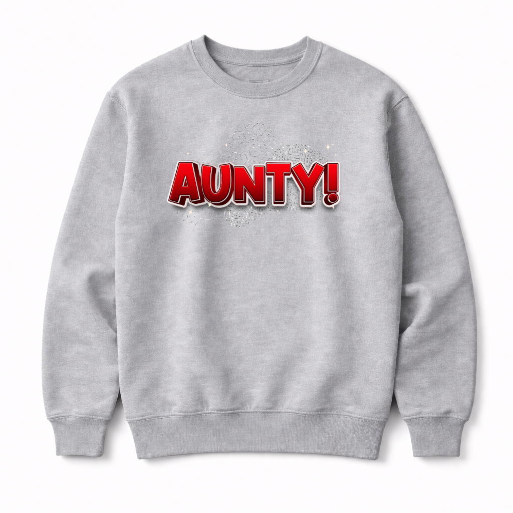 Aunty Sweatshirt-Pink